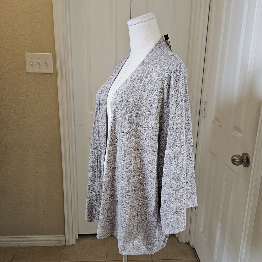 Nally & Millie Open Front Cardigan – Heathered Knit Size Medium NWT - Picture 8 of 13